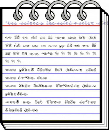 zoefingerabc graffiti Regular animated font preview