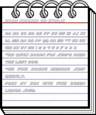 Zoom Runner 3D Italic Italic animated font preview Zoom Runner 3D Italic Italic animated font preview