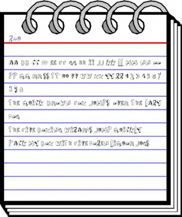 Zou Regular animated font preview