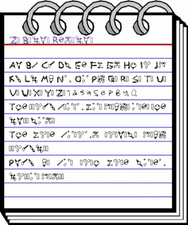 Zu Bulat Regular animated font preview