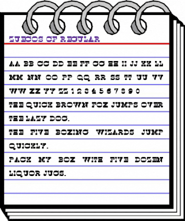 Zuecos CF Regular animated font preview Zuecos CF Regular animated font preview