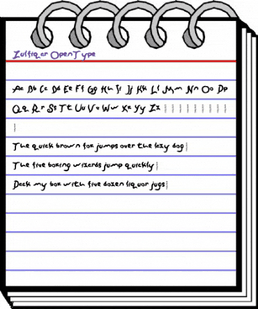 Zulfiqar Regular animated font preview